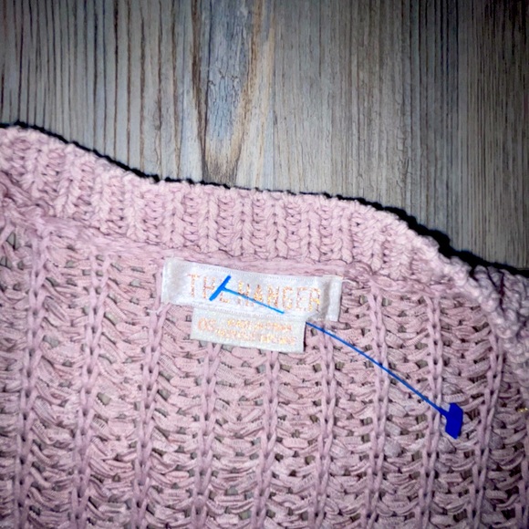 The Hanger Pink Fringe Knee Length Cardigan - Picture 2 of 2